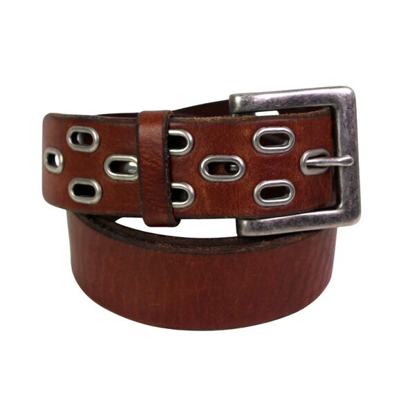 B.A.D. BROWN GENUINE LEATHER 1 3/8"Wd DRESS CASUAL MEN'S BELT Size 36 (*19 - Picture 2 of 13